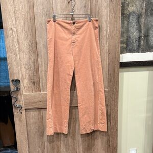 Prairie Underground salmon corduroy knack pants large nwot